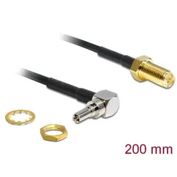 DELOCK HF Kabel RP-SMA -> CRC-9 90° Bu/St 0.20m