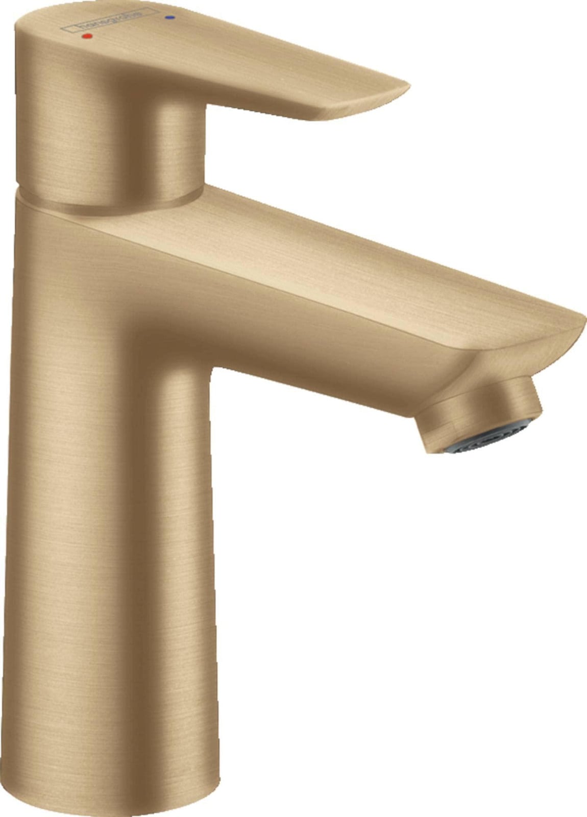 Dripio Wasbakmengkraan Geborsteld Brons Waterbesparend met Uitloophoogte 110 mm
