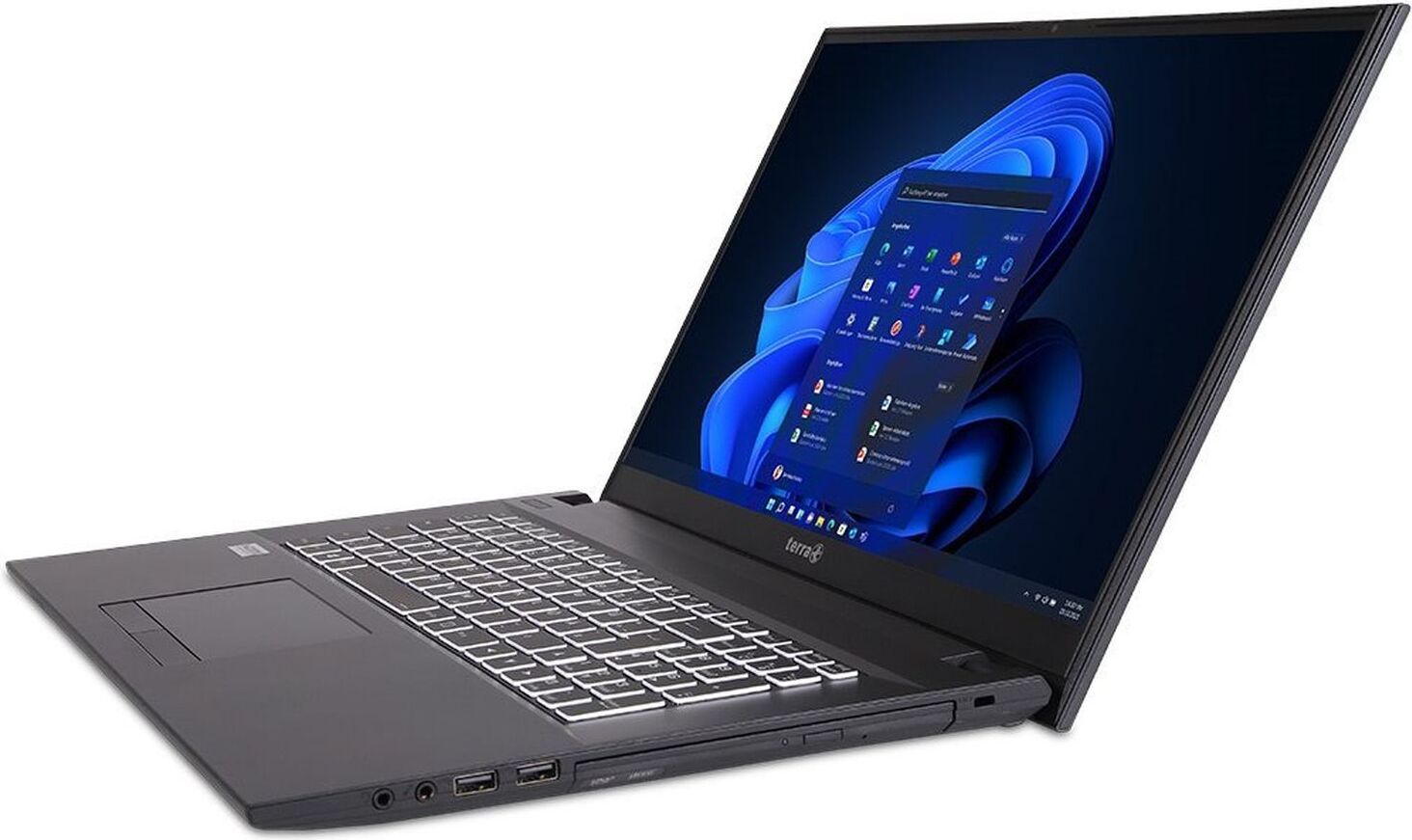 TERRA MOBILE 1716R, Intel Core i3, 43,9 cm (17.3"), 1920 x 1080 Pixel, 8 GB, 500 GB, Windows 11 Home