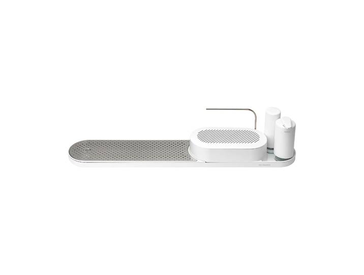 Brabantia Égouttoir-organisateur d évier SinkStyle, ensemble 4 pièces Mineral Fresh White'