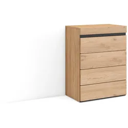 KOMMODE mit Schubladen, SIDEBOARD Schrank, eiche, 35/57/75cm