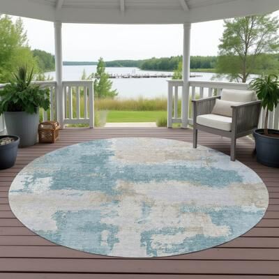 Addison Rugs Machine Washable Indoor/ Outdoor Modern Orland Chantille Rug