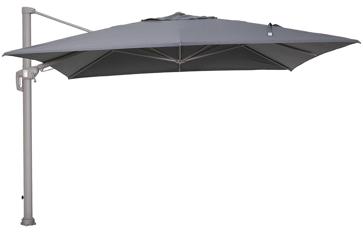 Garden Impressions Hawaii Big Pole II zweefparasol taupe/royal anthracite 350 x 350 cm