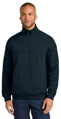 CornerStone CSF635 12-Oz. Tough Fleece Job Shirt in Navy Blue size XL   Cotton/Polyester Blend