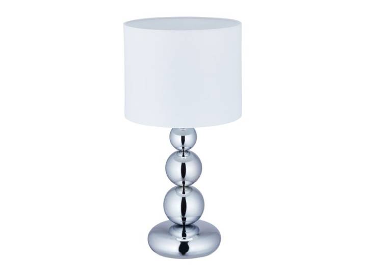 Relaxdays Tischlampe Kugeln in Silber