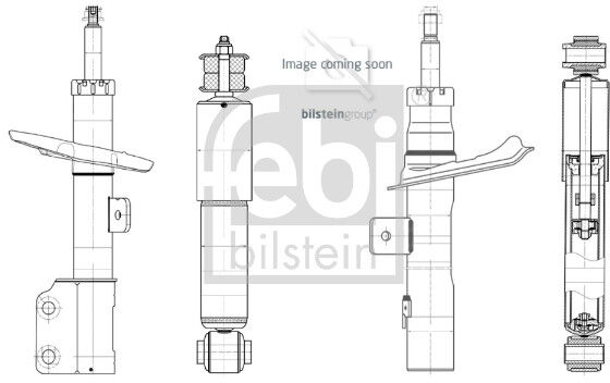Febi Bilstein Stoßdämpfer 1002596 Vorderachse Rechts Für Mazda