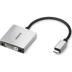 Marmitek Adapter Connect USB-C > DVI (DVI), Video Adapter, Silber, Schwarz