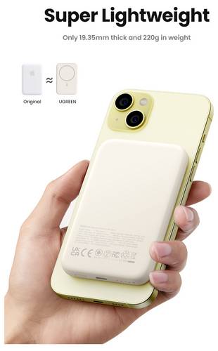 UGREEN 25208 USB-C Akku 10000 mAh Li-Ion USB-C Beige