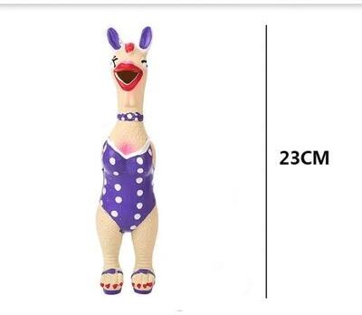 Pet Hub Pets Dog Toys: Squeaking Chicken & Rubber Duck Chew Toy For Training 2