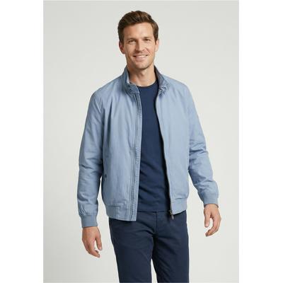 Outdoorjacke NEW CANADIAN, Herren, Gr. 28, hellblau, 100% Polyester, unifarben, kurz, hoch geschlossener Ausschnitt, Jacken Outdoorjacke, mit optimaler Bewegungsfreiheit