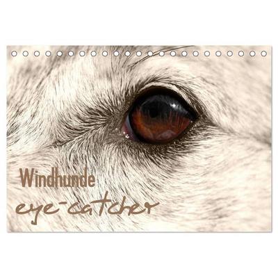 Windhunde eye-catcher (Tischkalender 2026 DIN A5 quer), CALVENDO Monatskalender