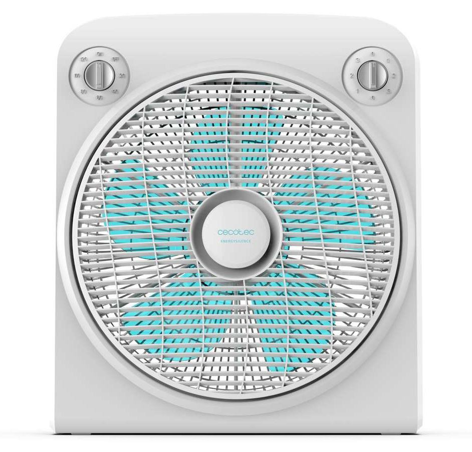 Cecotec EnergySilence 6000 Power Box vloerventilator voor binnen gebruik, wit, 30 cm, draaibaar