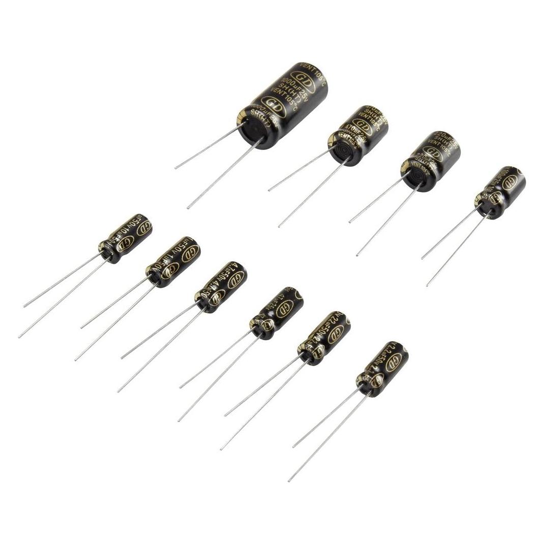 Tru Components Elektrolyt-Kondensator-Sortiment, 120 Teile (1375425)