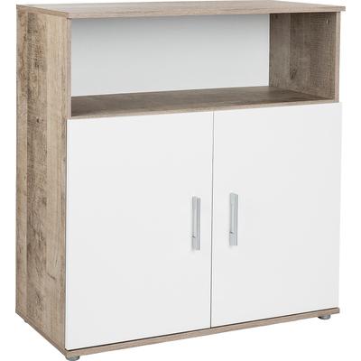 Wickelkommode HOME AFFAIRE "Henning", weiß (platinum, oak, nachbildung, weiß, platinum, oak, nachbildung), B:88cm H:100cm T:75cm, Holzwerkstoff, Wickelkommoden, Wickelkommode