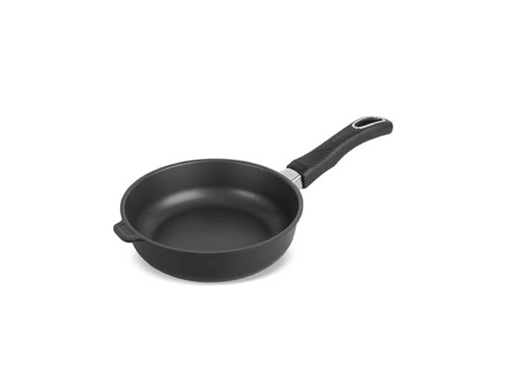Original Gundel GUSS-BRATPFANNE hoch, Ø 20 cm, Höhe 6,5 cm, BIOTAN-Oberfläche, PFOA-frei, Akku-Therm Boden - abnehmbarer Designer-Stiel