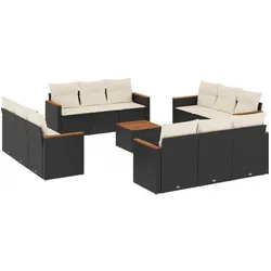 vidaXL, Gartenlounge, Linmisor (Mit Tisch)