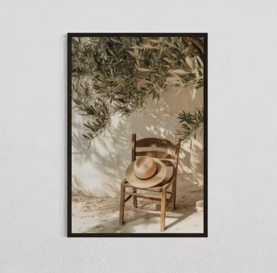 Inspire Picks Minimalist Olive Tree Canvas Wall Art Mediterranean Frameless Still Life Poster 17 40x60cm No Frame