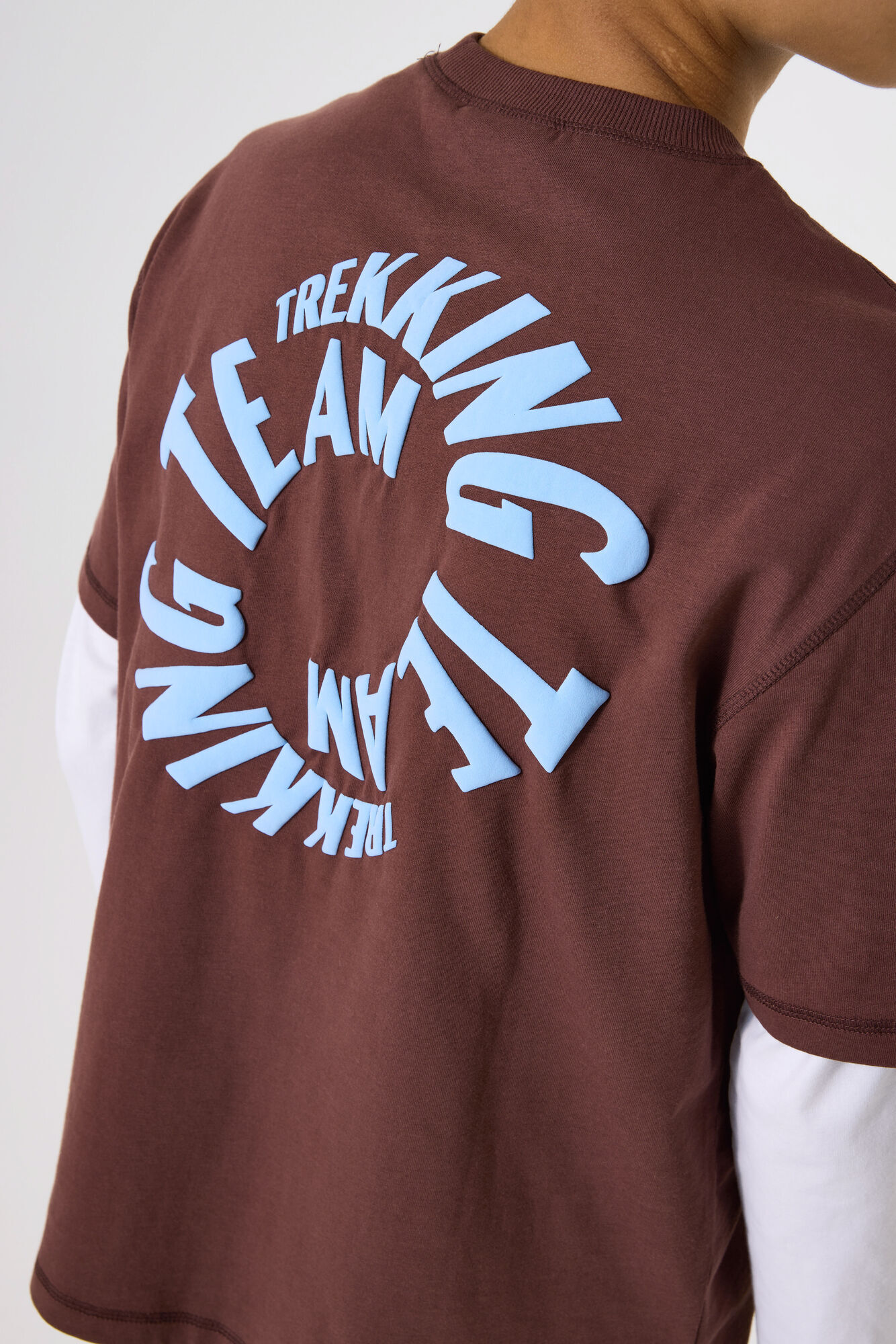 T-Shirt GARCIA, Jungen, Gr. 176, mahogany, Jersey, Obermaterial: 100% Baumwolle, bedruckt, regular fit normal, Rundhals, gerader Abschluss, Shirts T-Shirt, mit Print for BOYS mahogany 176
