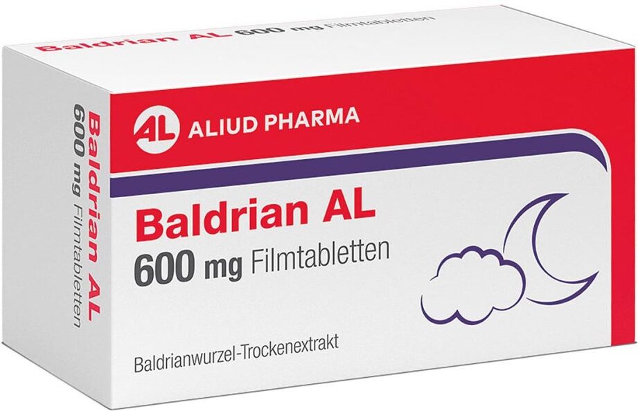AL Aliud Pharma Baldrian AL 600 mg Filmtabletten bei leichter Nervosität und Sch