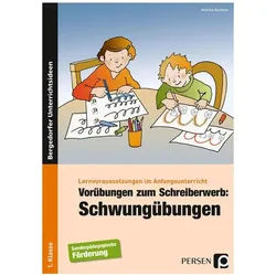 Vorübungen zum Schreiberwerb: Schwungübungen, Schulbücher von Monika Konkow
