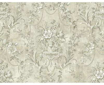 Seabrook Designs Charleston Damask Unpasted Wallpaper