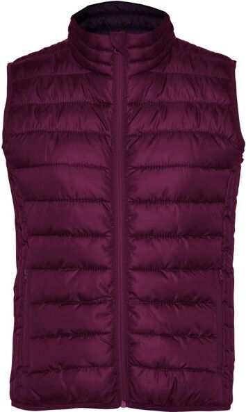 Gilet rembourré femme personnalisé ajusté imperméable Oslo Woman L ROJO CIRUELA