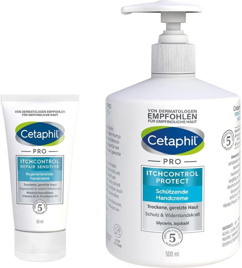 Cetaphil Pro Itchcontrol Repair Sensitive + Protect Handcreme
