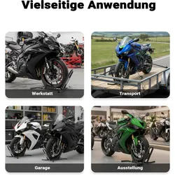 XPOtool, Motorrad Zubehör, Motorradständer 17-21" Vorderrad Wippe Montageständer Transportständer