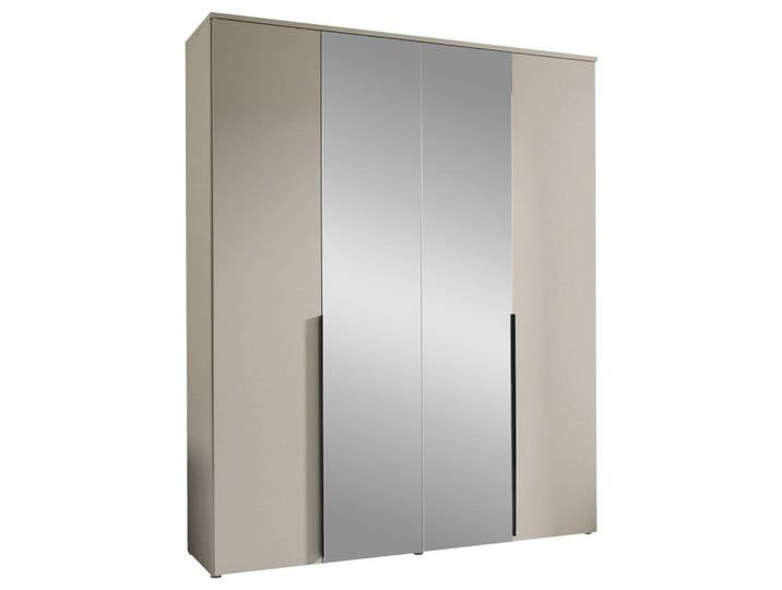 Mid.you Drehtürenschrank, Kaschmir, 2 Fächer, 180x225x52 cm, Schlafzimmer, Kleiderschränke, Kleiderschränke 4-türig
