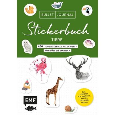 Bullet Journal Stickerbuch – Tiere: 600 Tiere aus aller Welt – von süß bis exotisch, Taschenbuch von , Edition Michael Fischer / EMF Verlag,