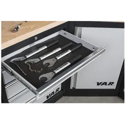 VAR, Zubehör Werkzeugaufbewahrung, Set mit 7 Schubladenauskleidungen für Schrank MO-52207