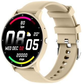 Shopalltechgadgets Bluetooth Smart Watch With Heart Rate Monitor & Waterproof Fitness Tracker yellow