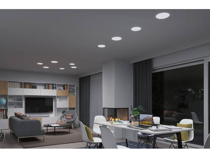 Paulmann LED-Deckenlampe Panel Veluna Varifit ⌀ 18.5 cm 20 W