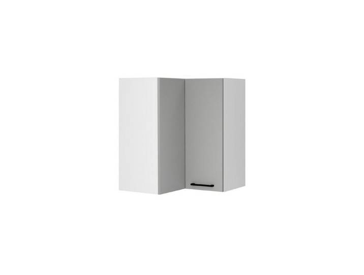 ROYAL24_MARKT Eckhängeschrank WRN P/L - Morvex - Platzsparende Lösung mit Stil (Küchen Eckhängeschrank, 1-St., Premium - Morvex) Top Qualität - Modernes Design - Feinste Materialien