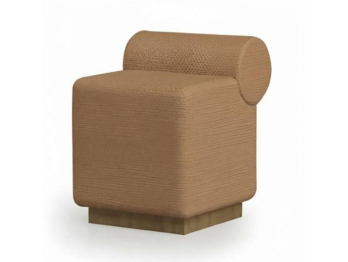 Xlmoebel Barhocker Design Rundhocker aus hochwertigem Polster in modernem Look (Hocker, Hocker), Hergestellt in Europa