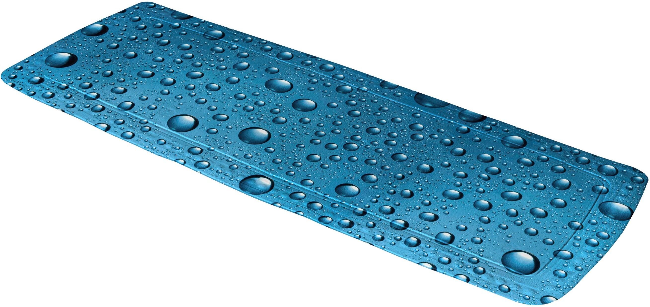 Wanneneinlage KLEINE WOLKE "Badwanneneinlage Bubble", blau, Wanneneinlagen, Wanneneinlage blau Einheitsgröße