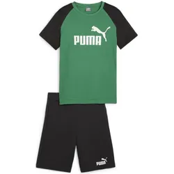 Puma, Jungen, Sportshirt, Short Polyester Set B (164), Grün