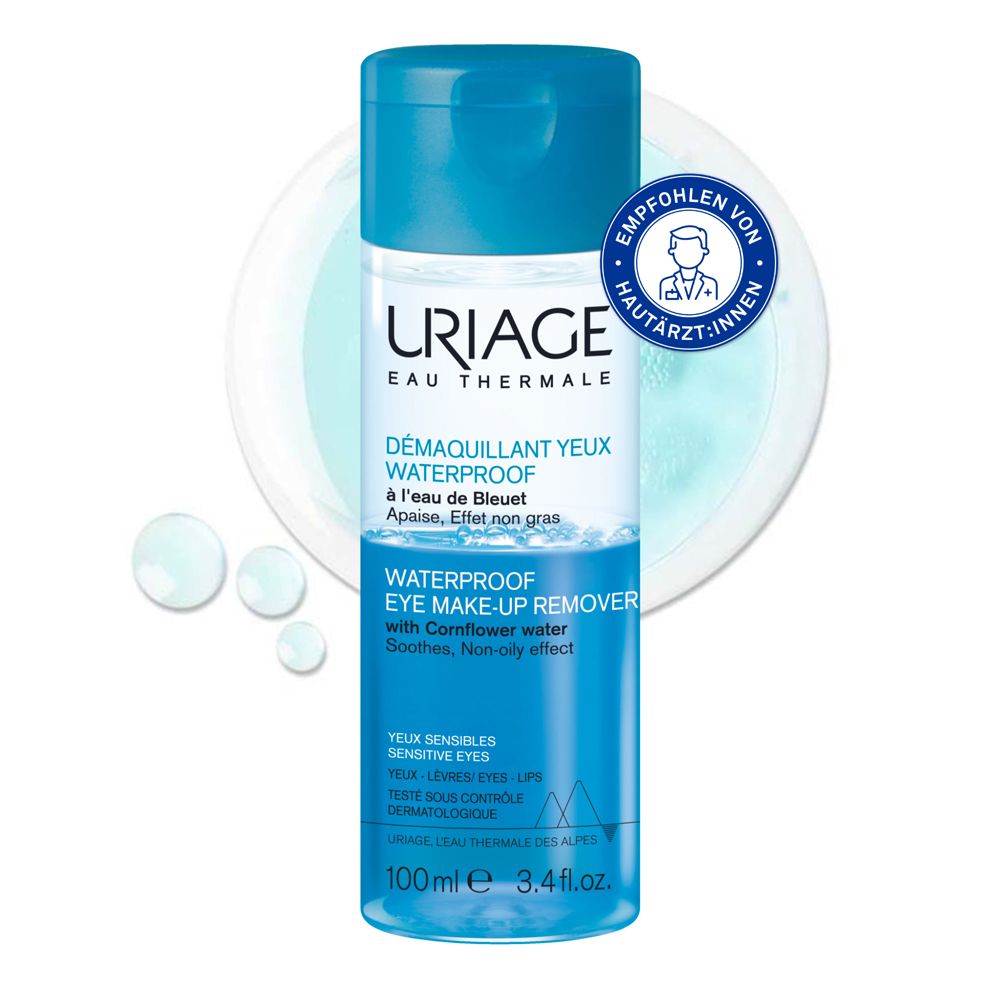 Uriage waterproof Augen-Make-up Entferner 100 ml Flüssigkeit