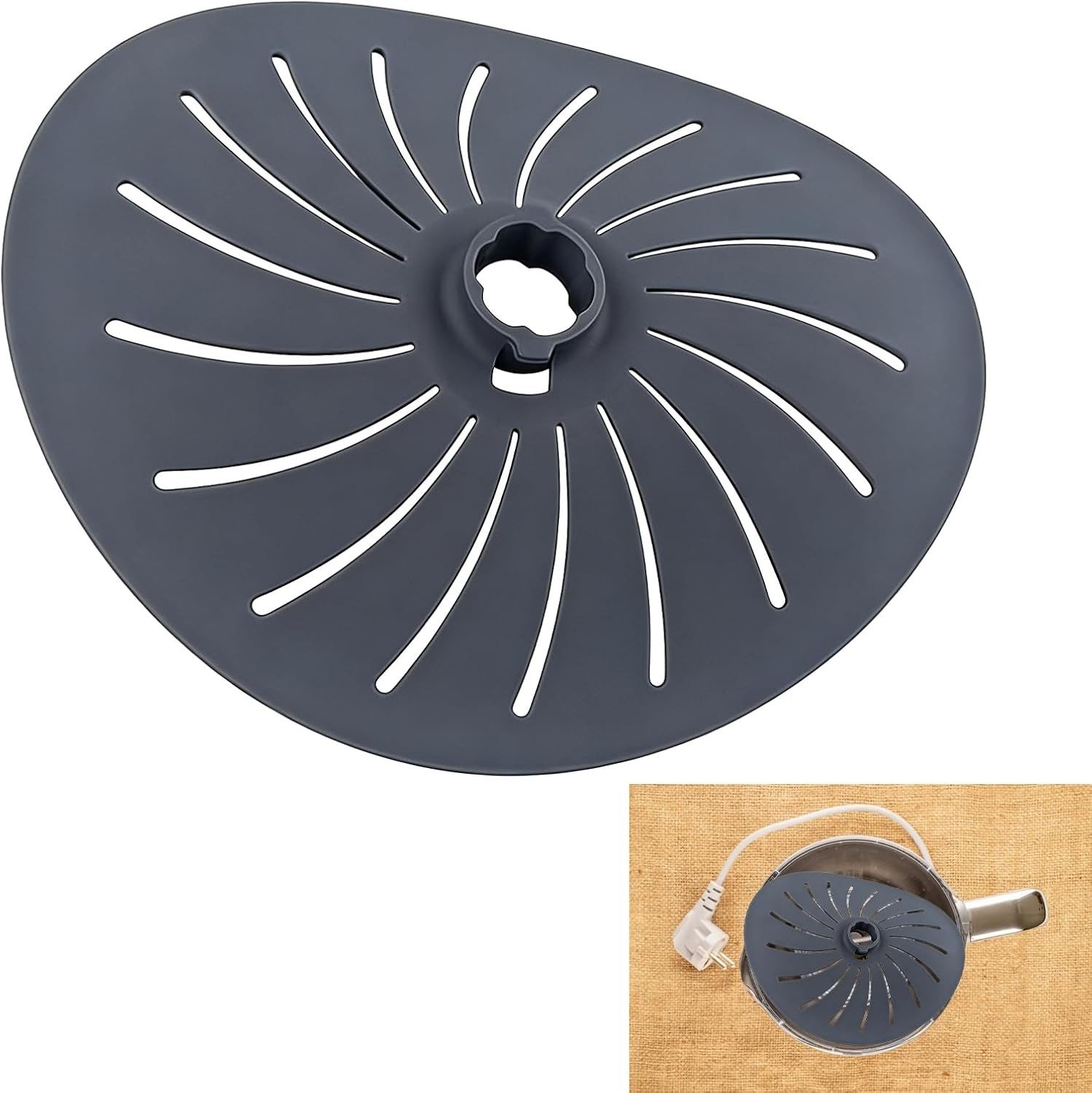 Messenafdekking voor Thermomix, compatibel met TM6, TM5 en TM31, BPA-vrij nylon