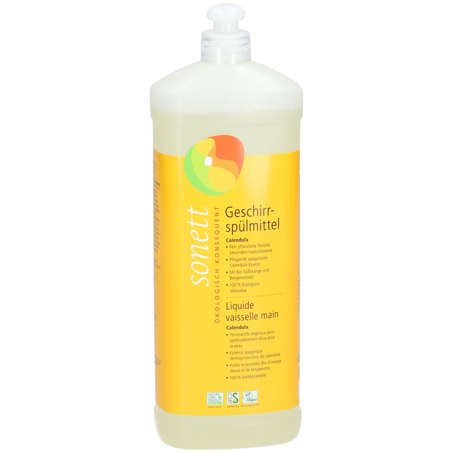 Sonett Geschirrspülmittel Calendula Nachfüll 1 lt l Reinigungsmittel
