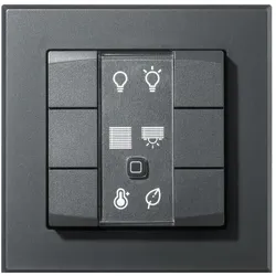 Homematic IP, Lichtschalter + Storenschalter, Wandtaster - 6-fach,HmIP-WRC6-A