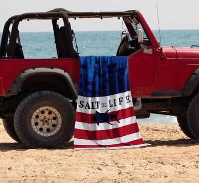 Salt Life Respect Beach Towel - 64x38