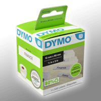 Dymo Labelwriter-Etiketten 99017 (S0722460) weiß, 12 x 50mm, 220 St.