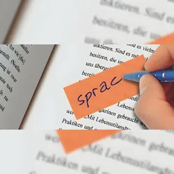 SIGEL HN630 Page Marker Brillant - 50 x 20 mm, sortiert, 4x 40 Streifen