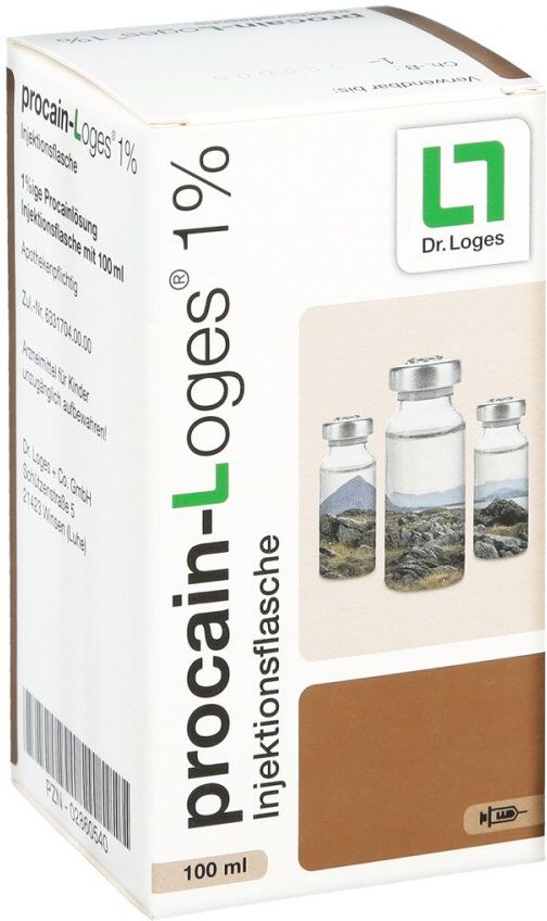 procain-Loges Procain Loges 1% Injektionsflasche