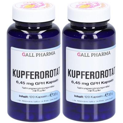 Kupferorotat 6,45 mg GPH Kapseln x2 2x120 St
