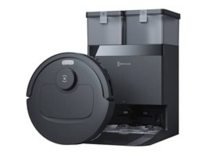 ECOVACS DEEBOT T30e Omni Aspirateur Robot Noir - 25000 Pa Station OMNI Vidage Séchage 45°C Auto-nettoyage Remplissage Auto