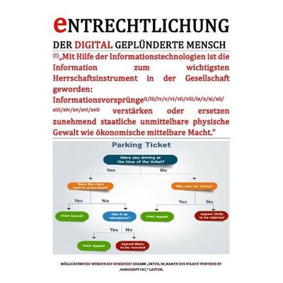 Enteignung / Entrechtlichung (der Digital Geplünderte Mensch) „ ... im ‚namen des Volkes‘ Powered By ‚nanoesoft Inc.‘“, Taschenbuch von (SP: D)