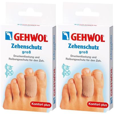 Gehwol Polymer Gel Zehen Schutz groß 2x 2x2 St Pflaster
