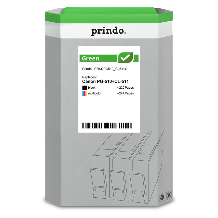 Prindo kompatibel mit Canon PG-510+CL-511 /mehrere Farben (PRSCPG510_CL511G)